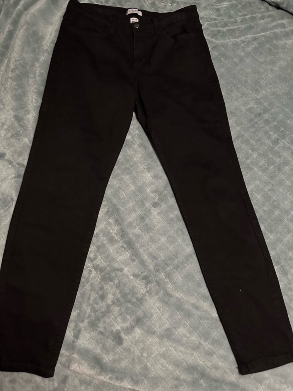 Judy Blue Jet Black Midrise Slim Jeans Size 15 / 32 NWOT - Picture 3 of 8